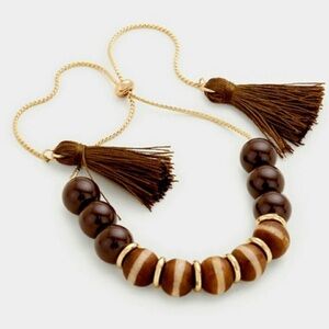 Beaded Tassel Bracelet